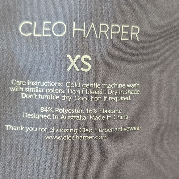 NWT Cleo Harper Leggings Size XS - Picture 7 of 7